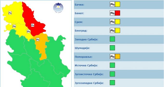 Narandžasto upozorenje RHMZ a U utorak i sredu olujna košava u