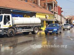 Dezinfekcija ulica u Požarevcu