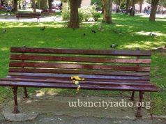 Osvežene klupe u Gradskom parku