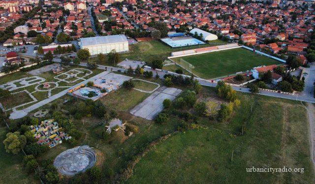 bambi park atletski stadion dron