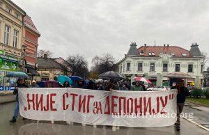 Završeni protesti u Požarevcu, drastično manje ljudi učestvovalo