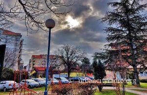 Smena sunca i oblaka uz košavu