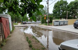 Jezero u Mačvanskoj ulici u Požarevcu