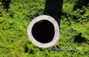 Dimnjak ciglane u Požarevcu iz drugog ugla