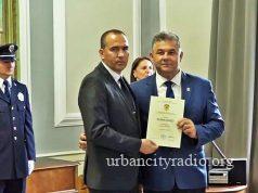 Prijem povodom Dana policije u Požarevcu, zahvalnica opštini Malo Crniće