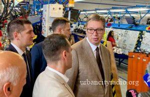 Vučić: U ovoj fabrici će raditi 900 ljudi, dolazim ponovo u Požarevac kada bazen bude završen