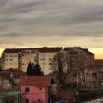 oblačno sa suncem zima