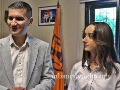 Prijem Maše Rajić kod gradonačelnika