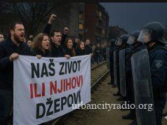 Sukobi na protestu u Smederevu: Građani traže uklanjanje „nelegalne pruge smrti“