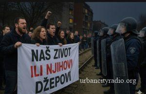 Sukobi na protestu u Smederevu: Građani traže uklanjanje „nelegalne pruge smrti“