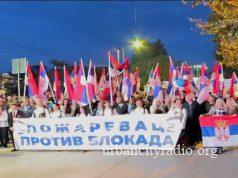 Održan skup “Požarevac protiv blokada”, MUP procenio broj ljudi