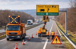 Postavljanje nove signalizacije na putu Požarevac – Golubac, radovi do 12. februara