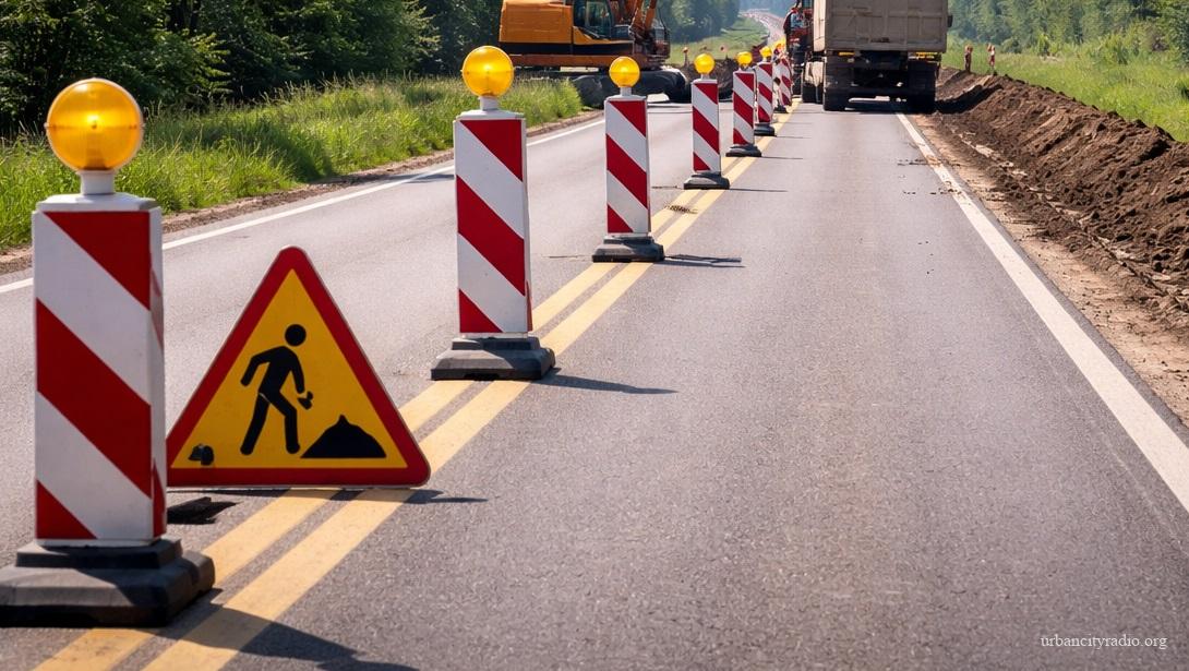 Kolari Ralja Radovi na proširenju kolovoza na putu Kovin–Ralja
