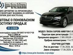 Na prodaju Škoda Superb 4×4, 2022. god. – početna cena 2,58 miliona dinara