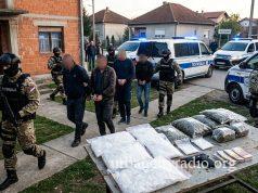 Uhapšeno pet osoba, zaplenjeno 14,5 kilograma amfetamina