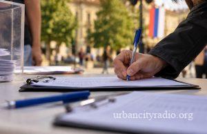 Prikupljanje potpisa za “Studentsku listu – Studenti pobeđuju!“ za vikend u Požarevcu