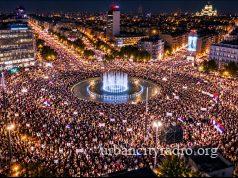 Završni skup Studentske liste na Slaviji pod nazivom „Pobeda zove”
