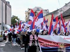 Pristalice liste „Aleksandar Vučić – Ujedinjena Srbija“ prošetale centrom Požarevca