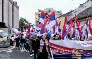 Pristalice liste „Aleksandar Vučić – Ujedinjena Srbija“ prošetale centrom Požarevca