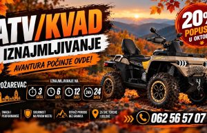 Iznajmljivanje ATV/KVAD vozila u Požarevcu